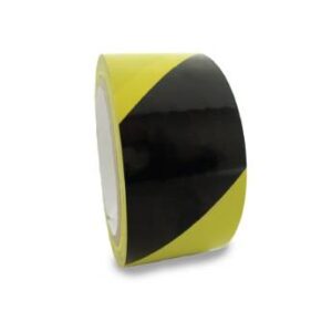 Walk the Line TapeUse this 54’ roll of yellow & black striped, adhesive-backed tape to lay out “walk-the-line” exercises.